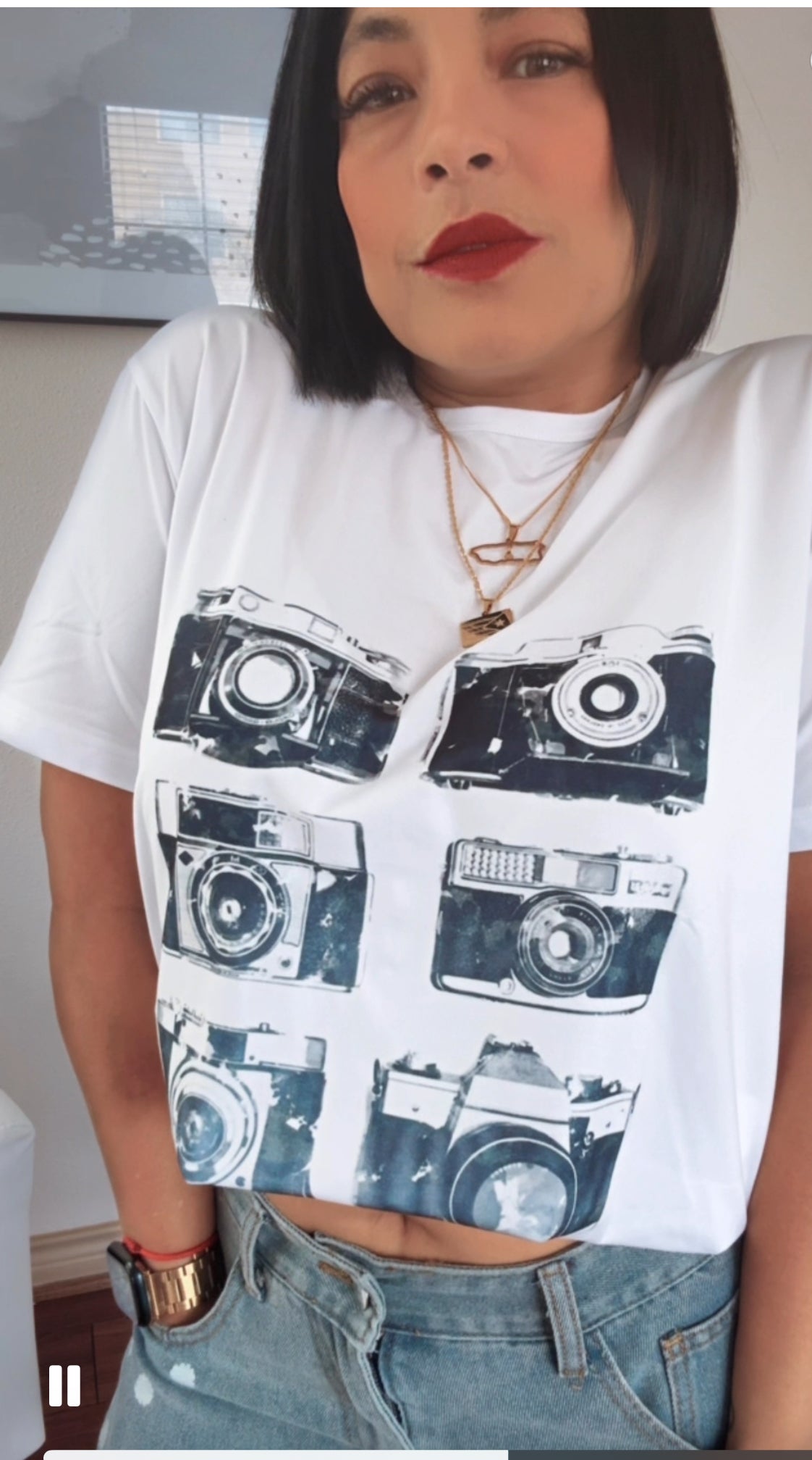 T shirt camera 🎥