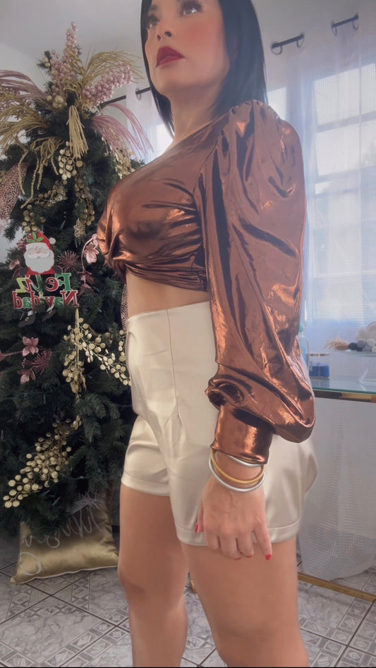 Bronze shine top