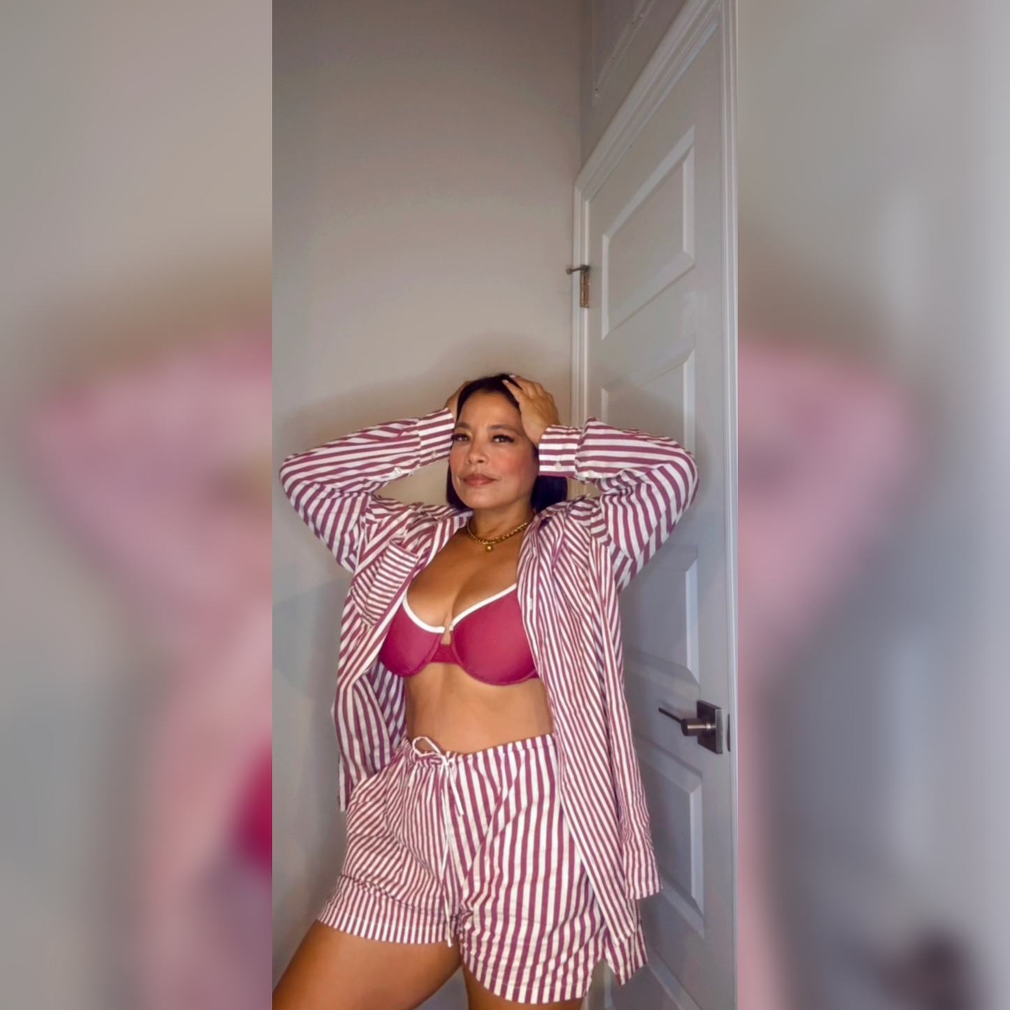 Stripes set swim