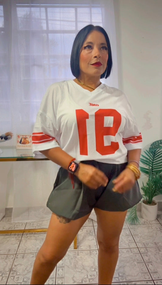 Chic puff mini skirt