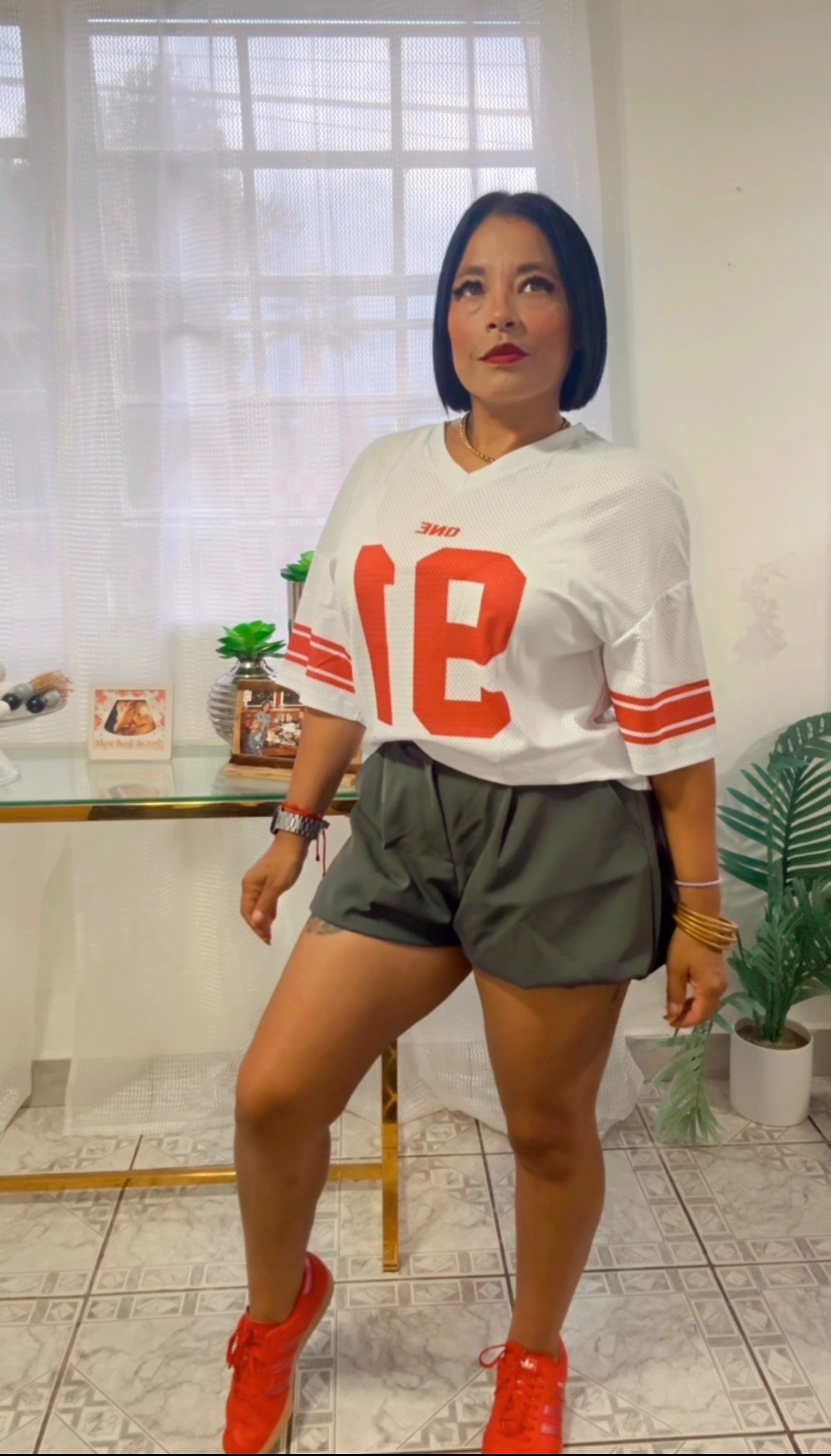 Chic puff mini skirt