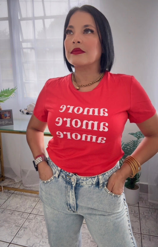 T shirt amore