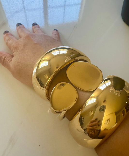 Eslabones gold pulseras