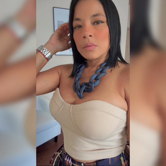 Fallen top strapless