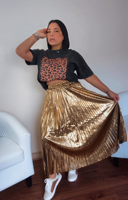 Breeze skirt gold