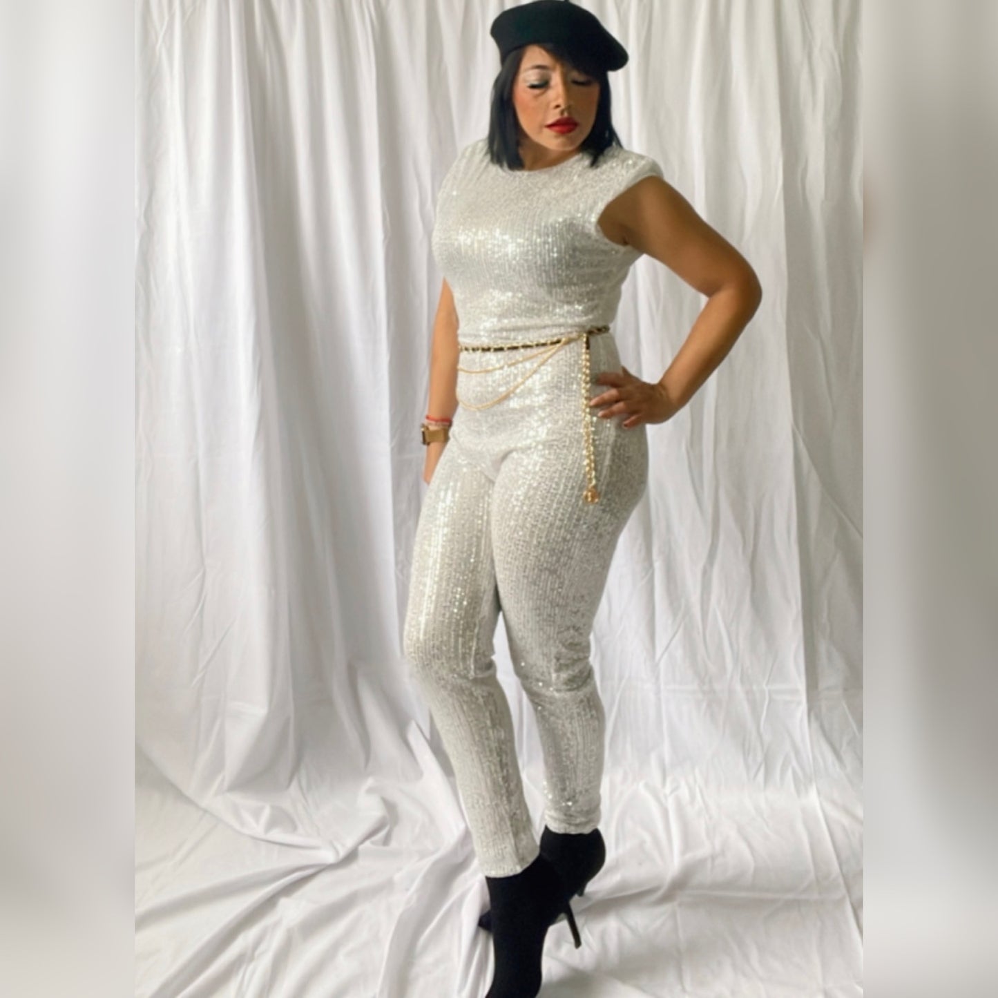 Jumpsuit silver